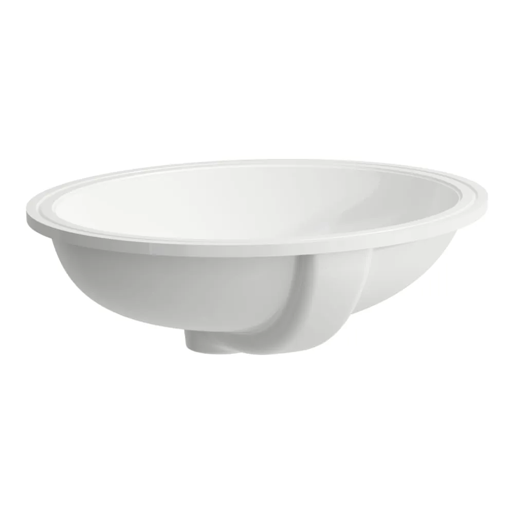εικόνα του LAUFEN SAVOY Under-mounted washbasin, oval, ground 500 x 416 x 180 mm #H8189437571551