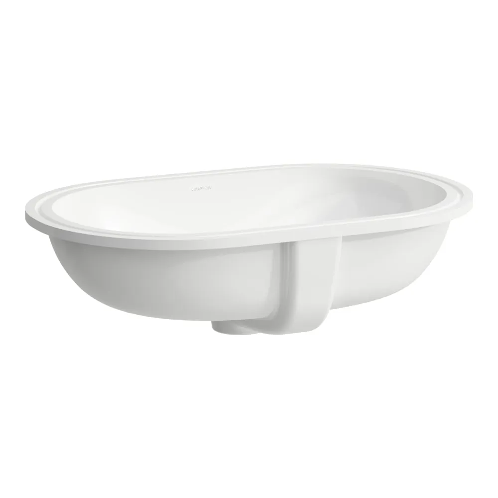 Picture of LAUFEN SAVOY built-in washbasin from below, oval, polished 510 x 310 x 175 mm #H8189467161551