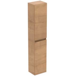 Зображення з  IDEAL STANDARD Eurovit+ 30cm tall column unit with 2 doors, natural oak #R0268Y8 - Natural oak