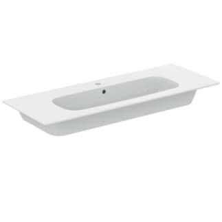 IDEAL STANDARD i.life A 124cm vanity washbasin, 1 taphole #T462201 - White resmi