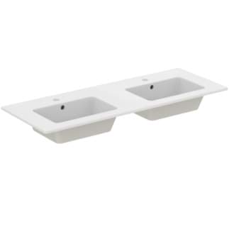 IDEAL STANDARD Eurovit+ 120cm 1 taphole vanity furniture washbasin #E053401 - White resmi