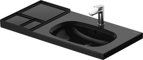 Picture of DURAVIT Washbasin 239010 Design by Antonio Citterio #239010AB00 - p# Color AB, Black High Gloss 1000 x 500 mm