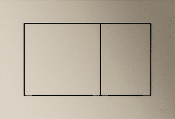 Зображення з  TECE TECEnow Панель подвійного змиву для унітазу, пластикова, нікель #9240418