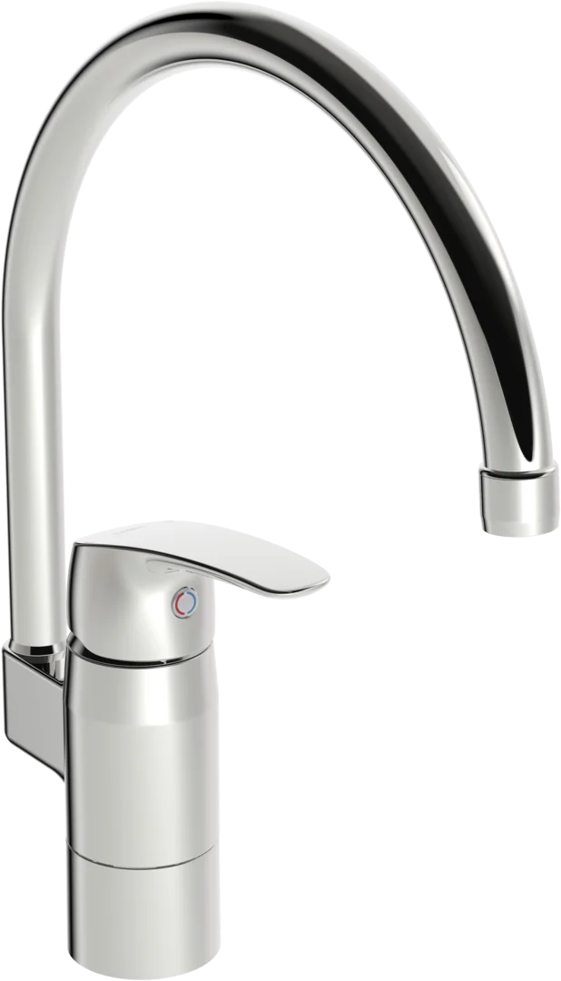 Зображення з  HANSA HANSAPINTO Kitchen faucet, low pressure, 230/5 V, Bluetooth #45302203