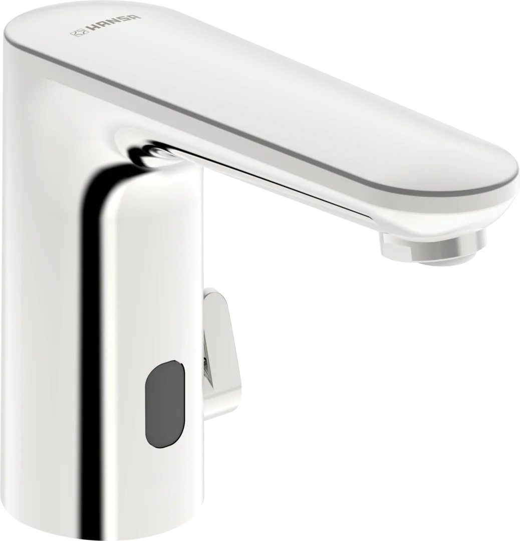 Зображення з  HANSA HANSAELECTRA Safety Washbasin faucet, low pressure, 230/9 V, Bluetooth #92631129