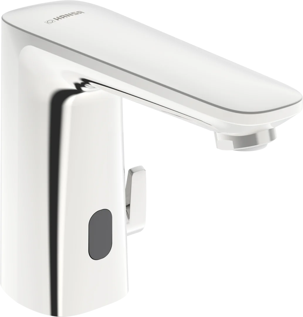 Picture of HANSA HANSAELECTRA Safety Washbasin faucet, 3 V, Bluetooth #92102219