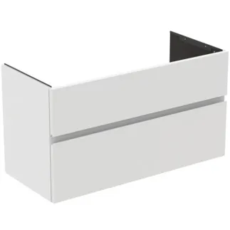 Bild von IDEAL STANDARD Finesse Möbelwaschtischunterschrank 1000x440mm, mit 2 Softclose Auszügen #E3388Y1 - Weiß matt