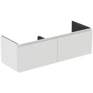 Bild von IDEAL STANDARD Finesse Möbeldoppel-Waschtischunterschrank 1200x440mm, mit 2 Softclose Auszügen #E3389Y1 - Weiß matt