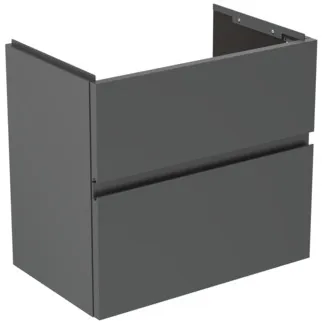 Bild von IDEAL STANDARD Finesse Möbelwaschtischunterschrank 600x375mm, mit 2 Softclose Auszügen #E3379Y2 - Anthrazit matt