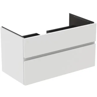 Bild von IDEAL STANDARD Finesse Möbelwaschtischunterschrank 1000x505mm, mit 2 Softclose Auszügen #E3397Y1 - Weiß matt