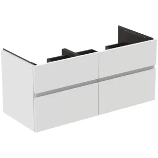 Bild von IDEAL STANDARD Finesse Möbeldoppel-Waschtischunterschrank 1200x505mm, mit 4 Softclose Auszügen #E3399Y1 - Weiß matt