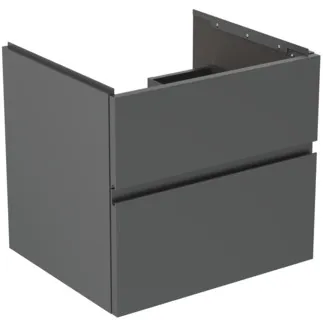 Bild von IDEAL STANDARD Finesse Möbelwaschtischunterschrank 600x505mm, mit 2 Softclose Auszügen #E3395Y2 - Anthrazit matt