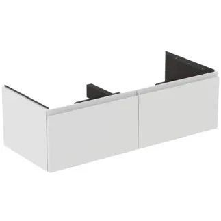 Bild von IDEAL STANDARD Finesse Möbeldoppel-Waschtischunterschrank 1200x505mm, mit 2 Softclose Auszügen #E3398Y1 - Weiß matt