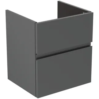 Bild von IDEAL STANDARD Finesse Möbelwaschtischunterschrank 480x409mm, mit 2 Softclose Auszügen #E3407Y2 - Anthrazit matt