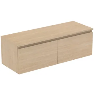 Bild von IDEAL STANDARD Finesse Waschtischunterschrank 1202x440mm, mit 2 Softclose Auszügen, mit Waschtischplatte #E3425US