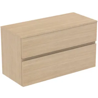 Bild von IDEAL STANDARD Finesse Waschtischunterschrank 1002x440mm, mit 2 Softclose Auszügen, mit Waschtischplatte #E3424US