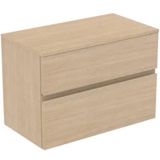 Bild von IDEAL STANDARD Finesse Waschtischunterschrank 802x440mm, mit 2 Softclose Auszügen, mit Waschtischplatte #E3423US