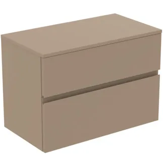 Bild von IDEAL STANDARD Finesse Waschtischunterschrank 802x440mm, mit 2 Softclose Auszügen, mit Waschtischplatte #E3423UP