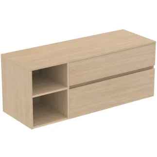 Bild von IDEAL STANDARD Finesse Waschtischunterschrank 1402x505mm, mit 2 Softclose Auszügen, mit Waschtischplatte #E3439US