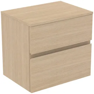 Bild von IDEAL STANDARD Finesse Waschtischunterschrank 602x440mm, mit 2 Softclose Auszügen, mit Waschtischplatte #E3422US