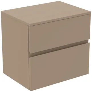 Bild von IDEAL STANDARD Finesse Waschtischunterschrank 602x440mm, mit 2 Softclose Auszügen, mit Waschtischplatte #E3422UP