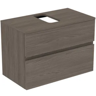 Bild von IDEAL STANDARD Finesse Waschtischunterschrank 802x440mm, mit 2 Softclose Auszügen, mit Waschtischplatte #E3477UR