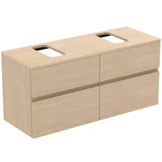 Bild von IDEAL STANDARD Finesse Waschtischunterschrank 1202x440mm, mit 4 Softclose Auszügen, mit Waschtischplatte #E3480US