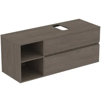 Bild von IDEAL STANDARD Finesse Waschtischunterschrank 1402x505mm, mit 2 Softclose Auszügen, mit Waschtischplatte #E3505UR