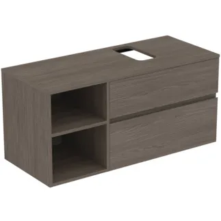 Bild von IDEAL STANDARD Finesse Waschtischunterschrank 1202x505mm, mit 2 Softclose Auszügen, mit Waschtischplatte #E3508UR