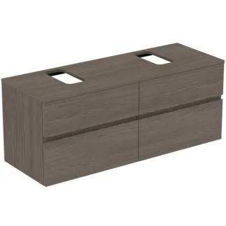 Bild von IDEAL STANDARD Finesse Waschtischunterschrank 1402x505mm, mit 4 Softclose Auszügen, mit Waschtischplatte #E3507UR