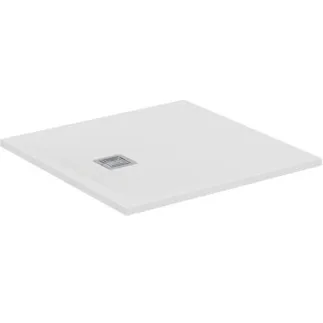 Bild von IDEAL STANDARD Ultra Flat S + Quadrat-Brausewanne 900x900mm, bodeneben #T5597FR - Carraraweiß