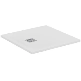 Bild von IDEAL STANDARD Ultra Flat S + Quadrat-Brausewanne 800x800mm, bodeneben #T5600FR - Carraraweiß