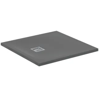 Bild von IDEAL STANDARD Ultra Flat S + Quadrat-Brausewanne 800x800mm, bodeneben #T5600FS - Quarzgrau