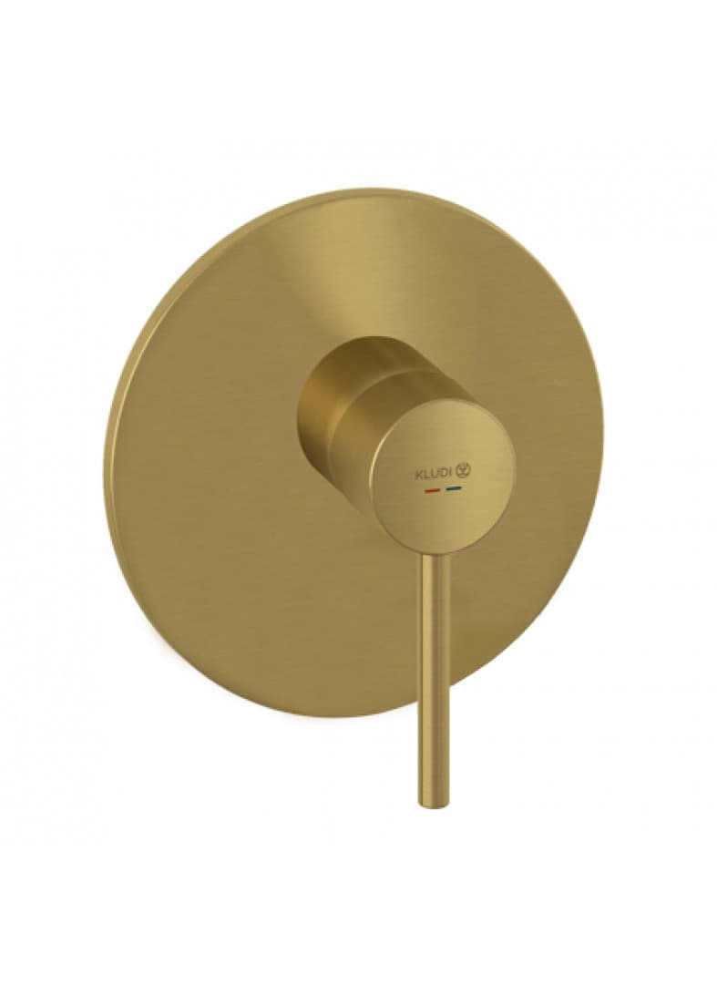 Bild von KLUDI BOZZ Unterputz-Brause-Einhandmischer #38655N076 - brushed gold