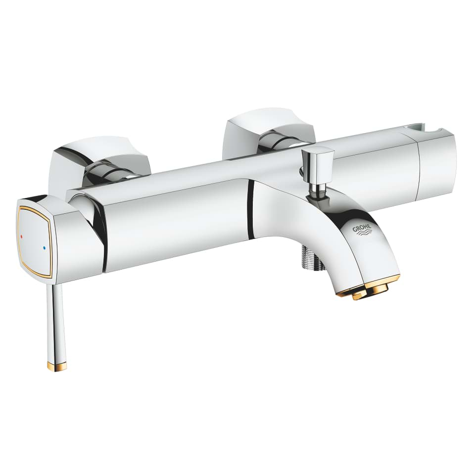 Bild von GROHE Grandera Einhand-Wannenbatterie, 1/2″ #23317IG0 - chrom/gold