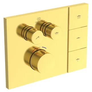 Bild von IDEAL STANDARD Ceratherm Navigo Solos Brausethermostat Unterputz #A7894A2 - Brushed Gold