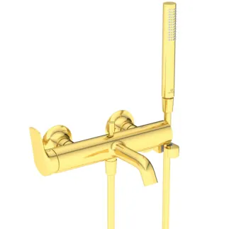 Bild von IDEAL STANDARD La Dolce Vita Badearmatur Aufputz, Ausladung 202mm #BD667A2 - Brushed Gold