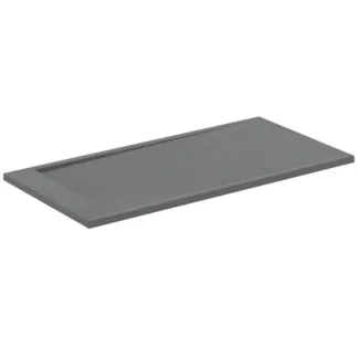 Bild von IDEAL STANDARD Ultra Flat S i.life Rechteck-Brausewanne 1600x800mm, bodeneben #T5571FS - Quarzgrau