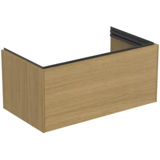 Bild von IDEAL STANDARD Conca Möbelwaschtischunterschrank 800x440mm, mit 1 Push-Open (Softclose-Einzug) Auszug #T5573Y6 - Eiche hell