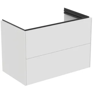 Bild von IDEAL STANDARD Conca Möbelwaschtischunterschrank 800x440mm, mit 2 Push-Open (Softclose-Einzug) Auszügen #T5575Y1 - Weiß matt