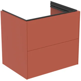 Bild von IDEAL STANDARD Conca Möbelwaschtischunterschrank 600x440mm, mit 2 Push-Open (Softclose-Einzug) Auszügen #T5574Y3 - Sunset matt