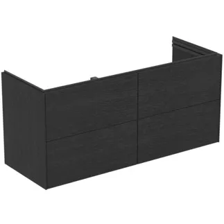 Bild von IDEAL STANDARD Conca Möbelwaschtischunterschrank 1200x440mm, mit 4 Push-Open (Softclose-Einzug) Auszügen #T5579Y4 - Eiche geflammt