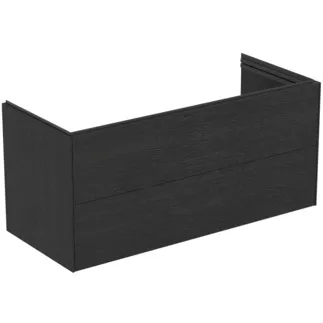 Bild von IDEAL STANDARD Conca Möbelwaschtischunterschrank 1200x505mm, mit 2 Push-Open (Softclose-Einzug) Auszügen #T5583Y4 - Eiche geflammt