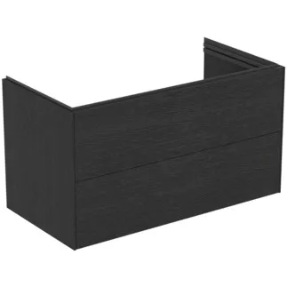 Bild von IDEAL STANDARD Conca Möbelwaschtischunterschrank 1000x505mm, mit 2 Push-Open (Softclose-Einzug) Auszügen #T5581Y4 - Eiche geflammt