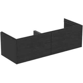 Bild von IDEAL STANDARD Conca Möbelwaschtischunterschrank 1200x440mm, mit 2 Push-Open (Softclose-Einzug) Auszügen #T5578Y4 - Eiche geflammt