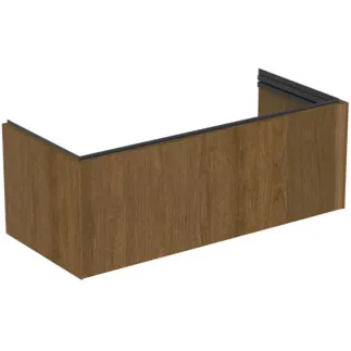 Bild von IDEAL STANDARD Conca Möbelwaschtischunterschrank 1000x440mm, mit 1 Push-Open (Softclose-Einzug) Auszug #T5576Y5 - Walnuss dunkel