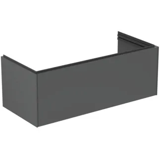 Bild von IDEAL STANDARD Conca Möbelwaschtischunterschrank 1000x440mm, mit 1 Push-Open (Softclose-Einzug) Auszug #T5576Y2 - Anthrazit matt