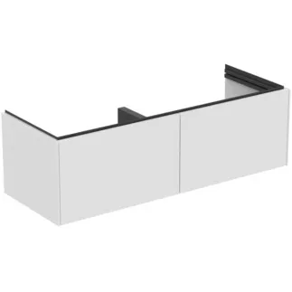 Bild von IDEAL STANDARD Conca Möbelwaschtischunterschrank 1200x440mm, mit 2 Push-Open (Softclose-Einzug) Auszügen #T5578Y1 - Weiß matt