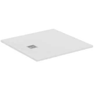 Bild von IDEAL STANDARD Ultra Flat S + Quadrat-Brausewanne 1000x1000mm, bodeneben #T5608FR - Carraraweiß