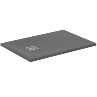 Bild von IDEAL STANDARD Ultra Flat S + Rechteck-Brausewanne 1000x700mm, bodeneben #T5606FS - Quarzgrau